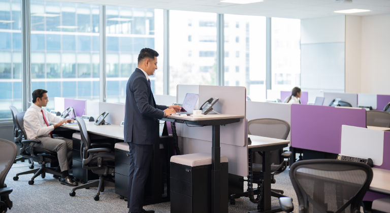 Interior of a Flexible Office in Bengaluru equipped with high-tech facilities